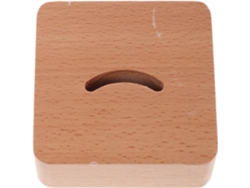 Organizador Calzado Madera Natural Entrada Armario Estable 9x9x3 5 Fácil Limpiar Acabado Cálido Decorativa