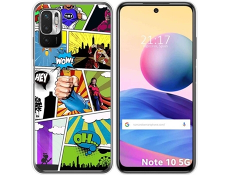 Carcasa Xiaomi POCO M3 Pro 5G TUMUNDOSMARTPHONE Comic Multicolor
