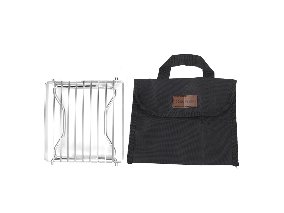 Mini Parrilla Plegable Portátil De Acero Inoxidable Para Barbacoas Y Picnics Al Aire Libre.