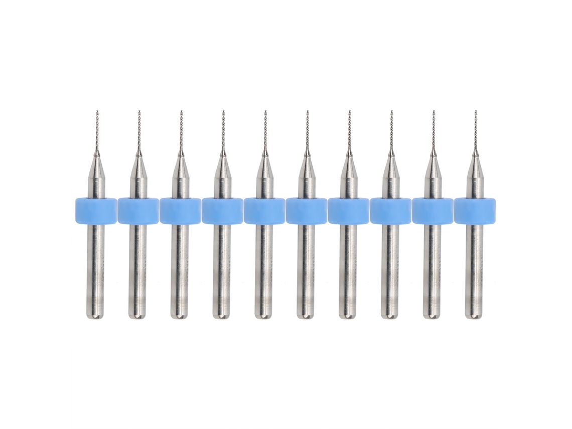 Kit Limpeza Bico 3d 10 Brocas Micro De Carboneto De Tungstênio 0.5mm Pcb