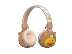 Auriculares Infantiles Bluetooth Inalámbricos Con Diseño De Dibujos Animados, Cancelación De Ruido De 85 Db - Sun Duck