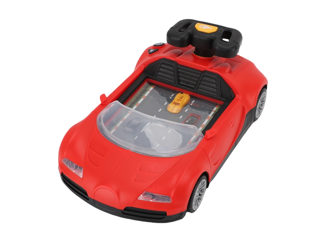 Coche De Carreras De Juguete Con Volante Musical Y Sonido Para Niños - Rojo