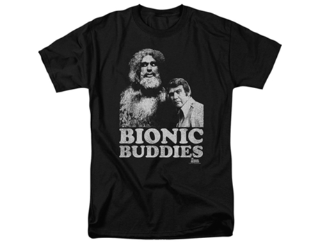 Camiseta ROCKINSTONE de hombre de seis millones de dólares Bionic Buddies (XL)