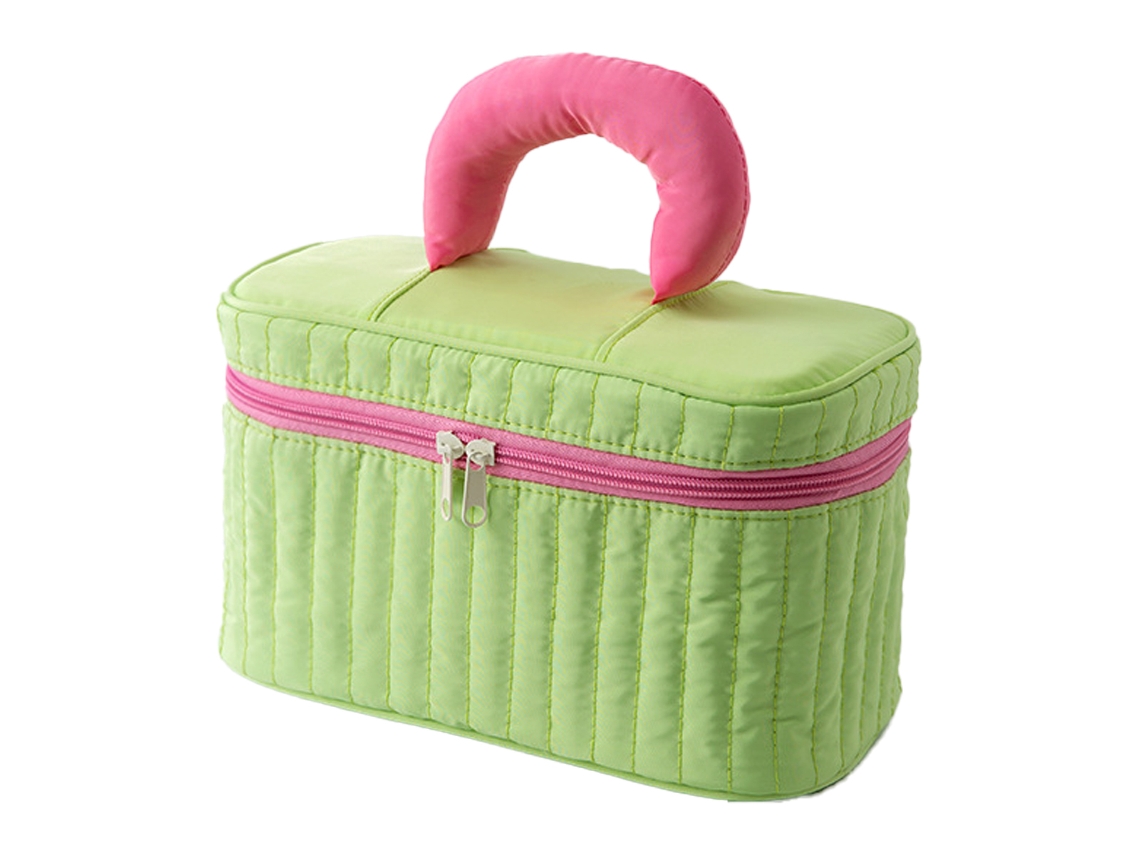 Bolsa de maquillaje de viaje, grande, organizador cosmético en poliéster imitando nailon NEVEANCE