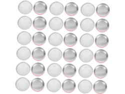 Paquete De 20 Latas Redondas Herméticas De Aluminio (60 Ml) Para Cremas Cosméticas Y Cera Para El Cabello.