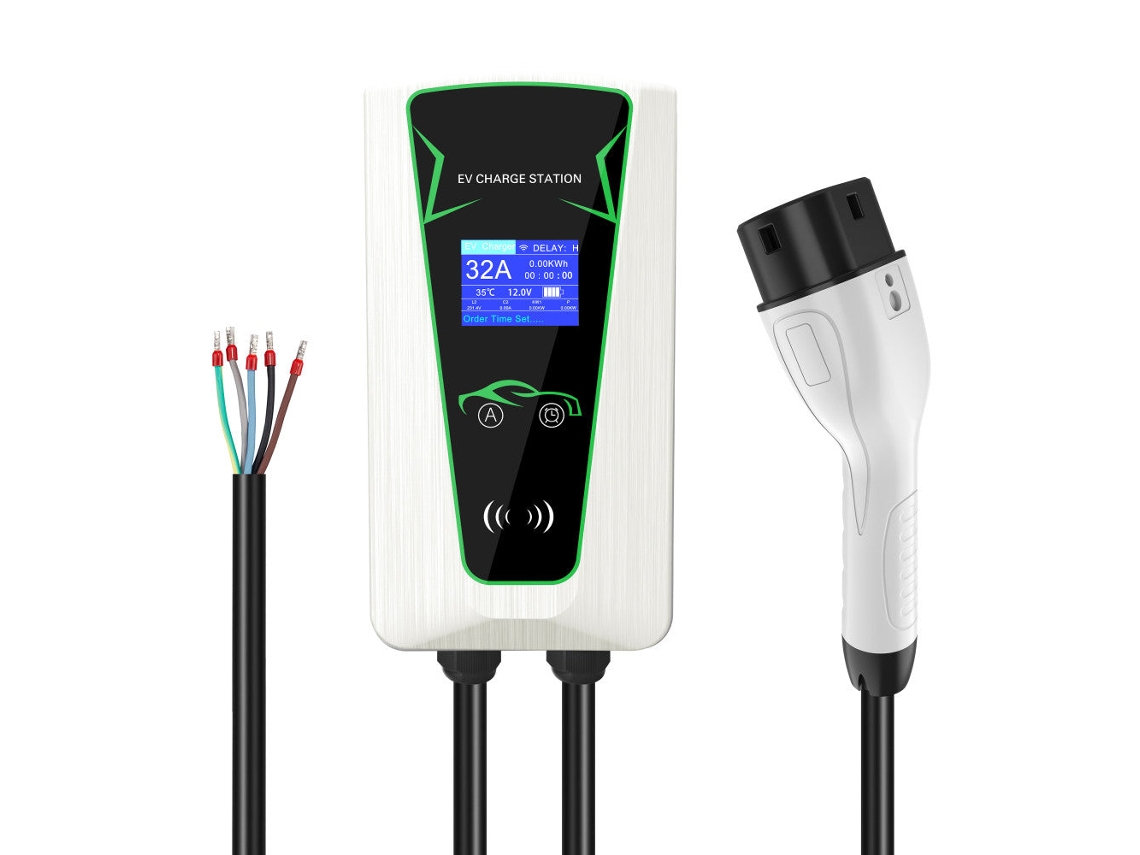 Cargador para Coche Eléctrico Teison 7.4kW Monofásico 6m Tipo 2 GREENICE