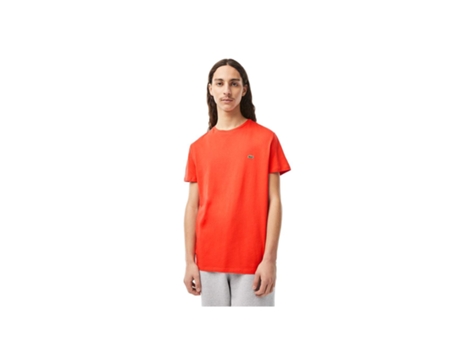 Camiseta LACOSTE para Hombre (S - Naranja)