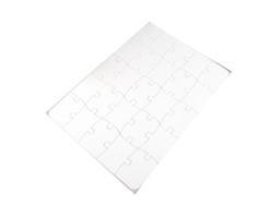 -10 Piezas Rompecabezas En Madera En Blanco Para Diy Con Sublimación Y Prensa Térmica, Rompecabezas Educativos Para Niños