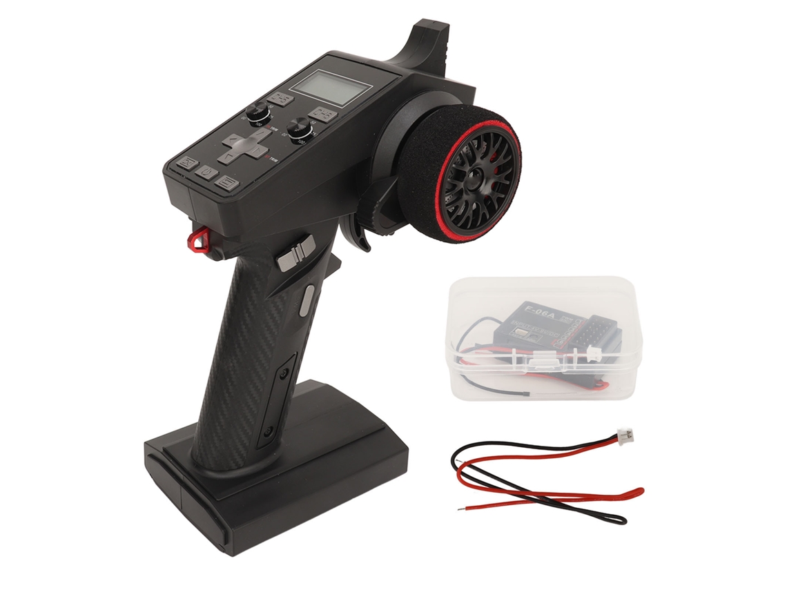 Transmisor Y Receptor De Control Remoto De 6 Canales Y 2,4 Ghz Para Coches, Barcos Y Tanques Rc.