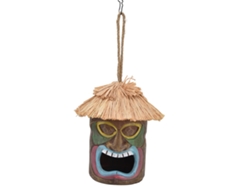 Comedero Para Pájaros De Resina Hecho A Mano Con Tapa, Ideal Decorar El Hogar, Jardín, Patio O.