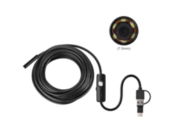 Endoscopio (alambre Rígido De 7 Mm, Interfaz, Impermeable 6led)