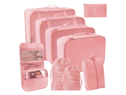 Organizador Cubos Empacar Maletas NEVEANCE Rosa (33x25x4cm)