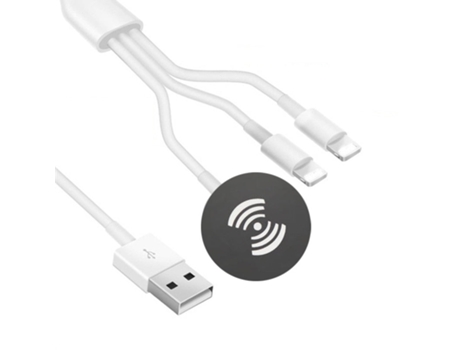 Cable de carga Apple Watch SLOWMOOSE Estación de carga USB inalámbrica (cable 3 en 1)