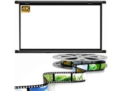 Pantalla De Proyección Retráctil De 60 Pulgadas Para Montaje En Pared, Cine En Casa 4k, Relación De Aspecto
