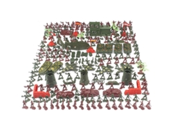 Dan26-290 Piezas Mini Soldados Figuras Juguete Con Accesorios Playset Ejército Niños Regalo Juguete Para Niños