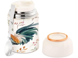Recipiente para alimentos con forma de gallo, 500 ml, acero inoxidable | Sin marca