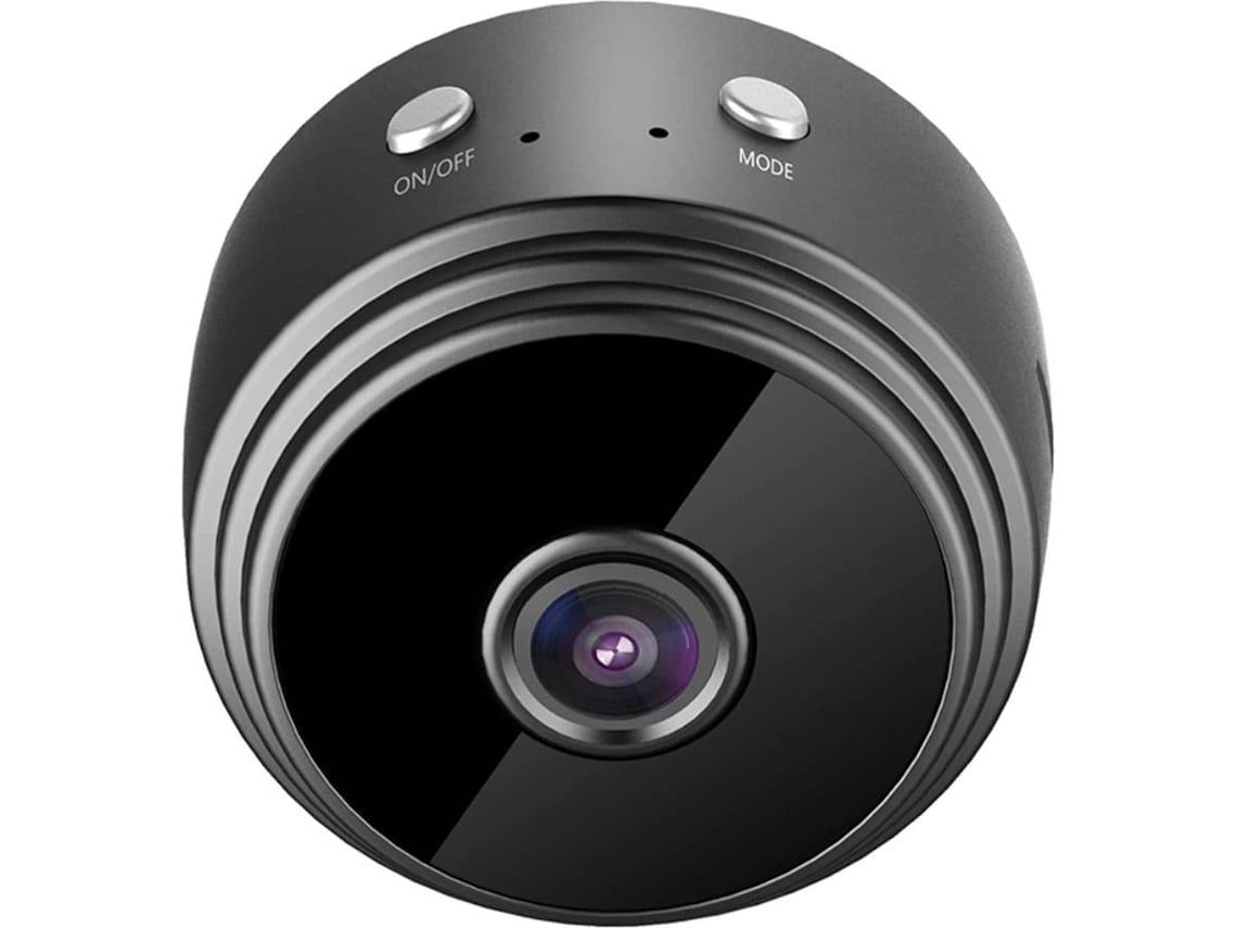 Cámara de Vigilancia Oculta Mini Wifi 4K HD Sin Hilos Detección de Movimiento Control Remoto para Hogar Oficina Garaje Negro YIZHOOD
