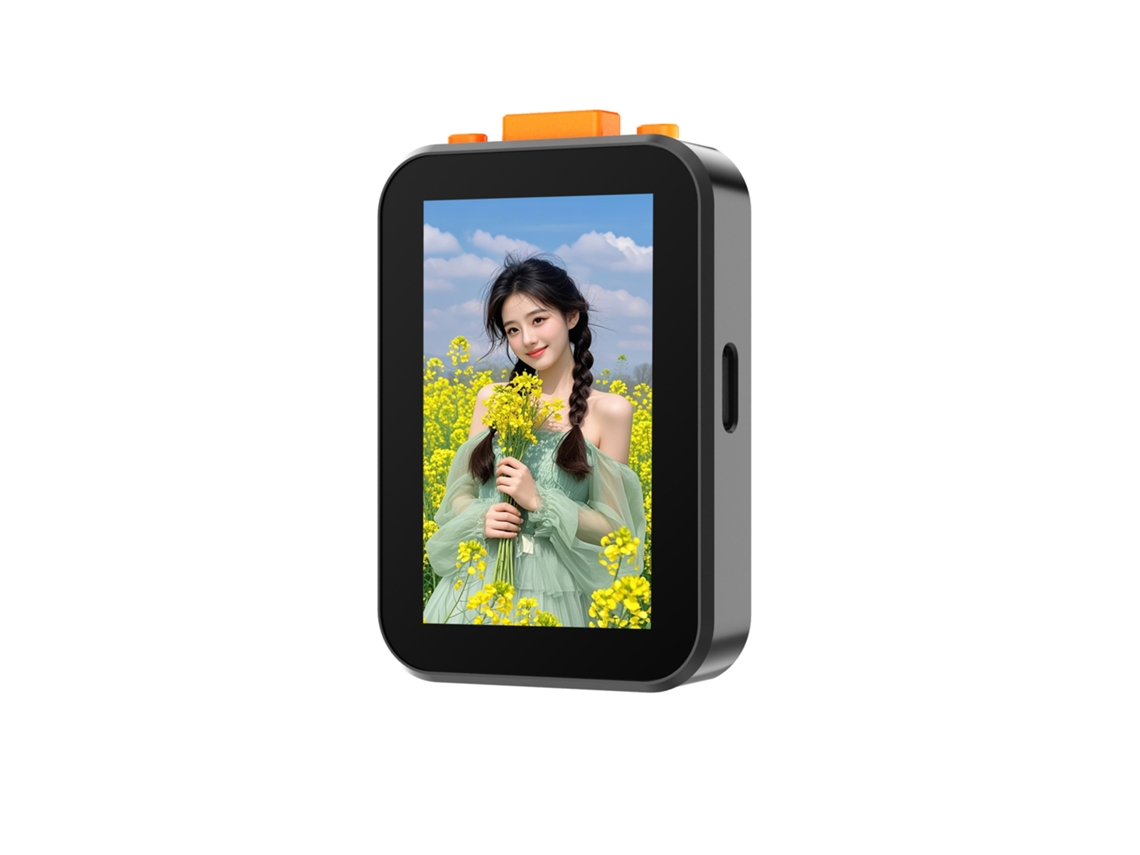 Transmisor de duplicación de pantalla Yuysan para selfies con teléfono móvil, con audio, zoom, ajuste de enfoque y pantalla de alta definición, color negro.