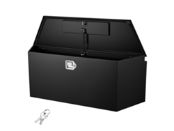 Vevor Caja Para Lengüeta De Remolque Caja De Almacenamiento Para Herramientas De Acero 1245 X 353 X 470 Mm Negro