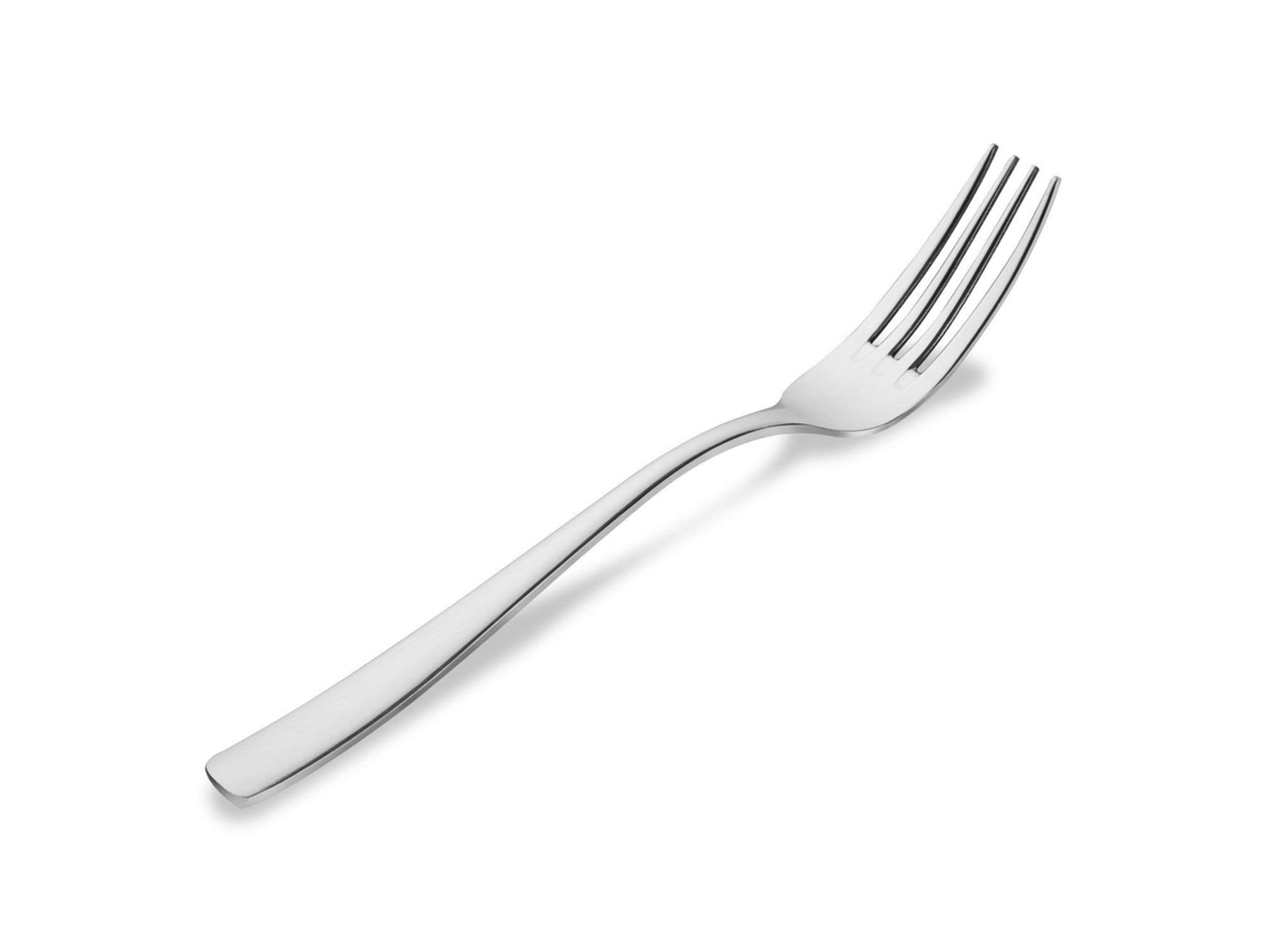 Juego de 12 tenedores llanos, 20 cm, acero inoxidable NEVEANCE