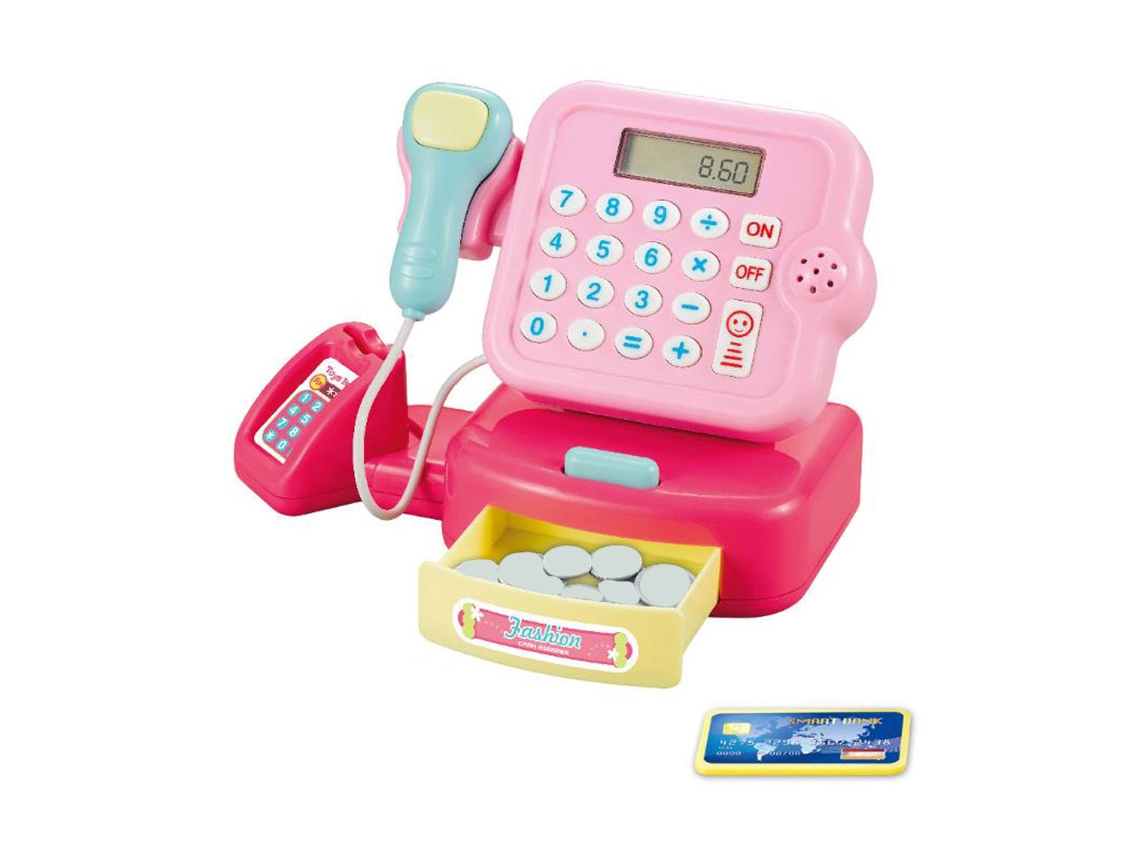 Ats-caja Registradora Para Niños Calculable Con Sonidos Y Luces Juguete Caja Registradora A2