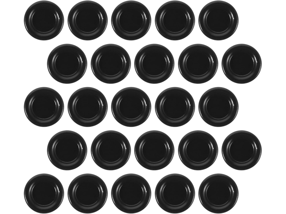 30 Piezas De Bandejas Para Incienso De Metal Negro En Forma De Torre