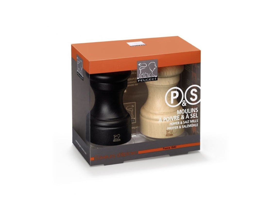 Conjunto de Molinos 10Cm - Duo Bistro PEUGEOT