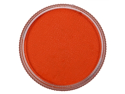 Pigmento profesional mate para cuerpo y rostro, color naranja brillante.