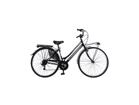 Bicicleta de Ciudad Vintage CANELLINI Moving 28 Acero Mujer Negro/Fuchsia BICICLETTE CANELLINI