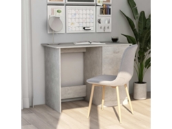 Escritorio | Mesa | Mesa de escritura 100x50x76 cm Derivados de madera Cemento gris