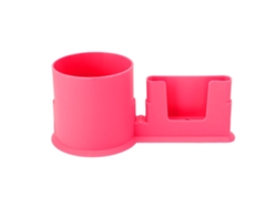 Portavasos Universal De Plástico Para Kayak, Compatible Con Vasos De 2,5 A 3,85 Pulgadas, Teléfonos, Gafas De Sol, Color Rojo.