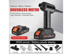 Aspirador inalámbrico para automóvil de 300 W, aspirador de mano de succión fuerte de 12000 PA, recargable, tres niveles ajustables para automóvil ALLONSCD