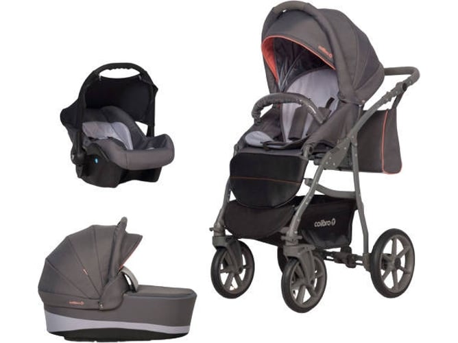 Carrito de Bebé Individual COLIBRO Focus 3 In 1 Coral