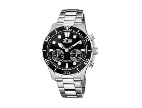 Reloj Hombre LOTUS 18800/2 Negro Plateado