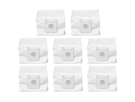 Pacote com 8 sacos de pó para peças sobressalentes de aspirador de pó roidmi eve plus