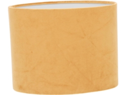 Lámpara de mesa ovalada de tela dorada con iluminación decorativa difusa, fácil de quitar, para sala de estar o SFUSHOS