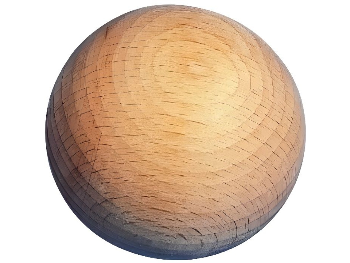 Rayher - bola de madera cruda