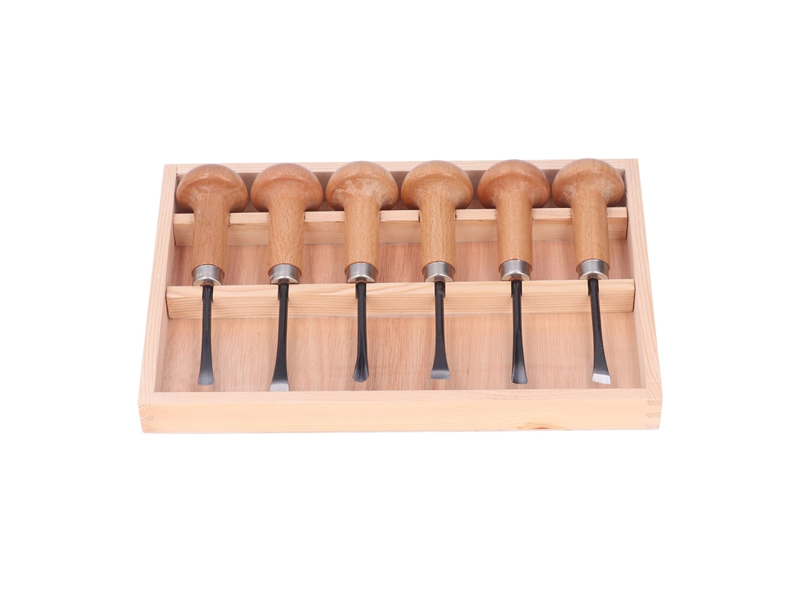 Conjunto De Cinceles De Carpintería Para Escultura, Herramientas Manuales Con Mango De Seta, Accesorios Diy