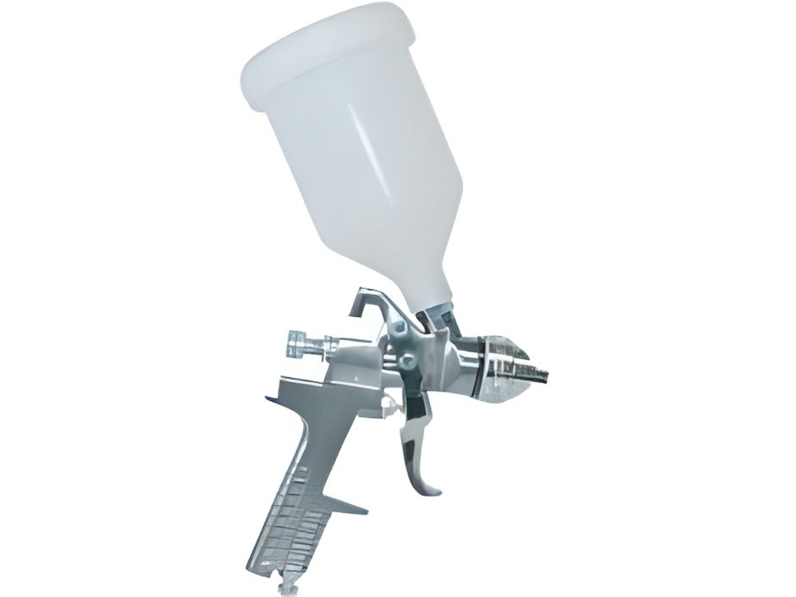 Pistola neumática de baja presión Stanley de 0,6 L, acero duradero Perel