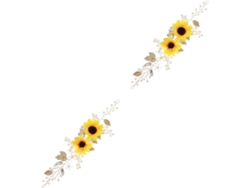Diadema Elegante Y Delicada De Dos Piezas Con Diseño Floral Y Circonitas, Accesorio Ideal Para Bodas Y Fiestas.