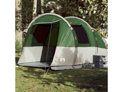 Tienda de campaña tipo túnel para 4 personas, impermeable, verde, Wsd681615, Lovely Home