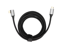 Cable Usb-c Pd De 100 W En Ángulo, 5 A, De Nailon, 3 M, Carga Rápida Para Teléfonos Móviles Y Tabletas Xiaomi.