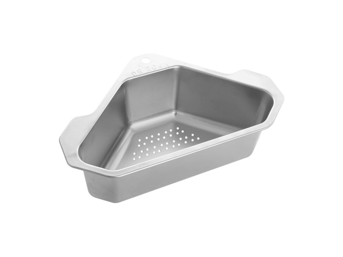 Escurridor De Cocina Triangular De Acero Inoxidable 304, Cesta Recogegotas Colgante, Cesta De Filtro Plateada...