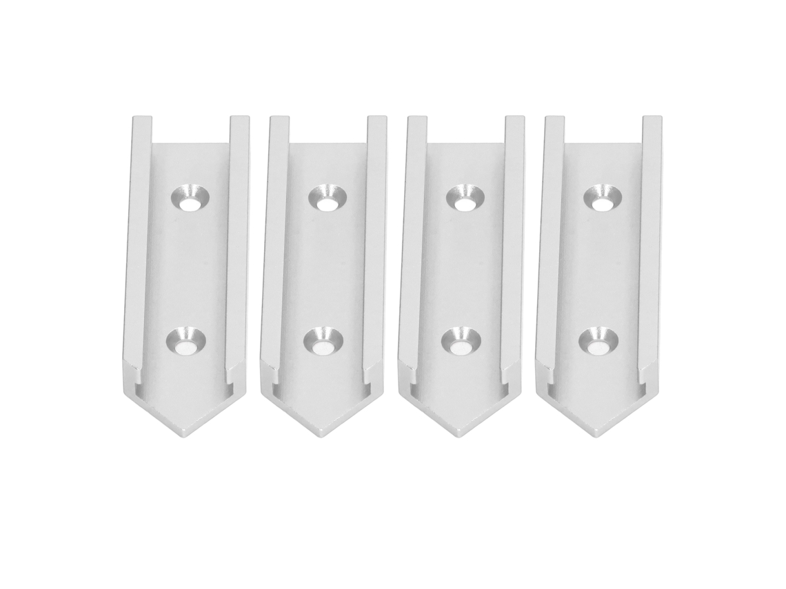 Conector de riel en T de aluminio (para carpintería, 100 x 30 mm)