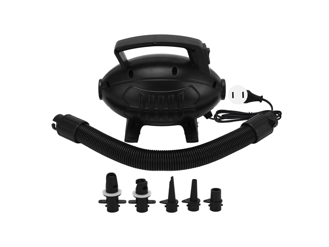 Bomba De Aire Eléctrica 600w, Baja Ruido, 5 Boquillas Para Colchones Hinchables, Anillos De Natación, Plug Us 110-120v
