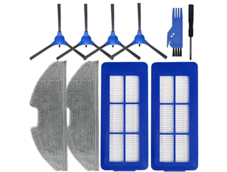Kit de peças de reposição de pano escova lateral escova lateral esfregão para eufy