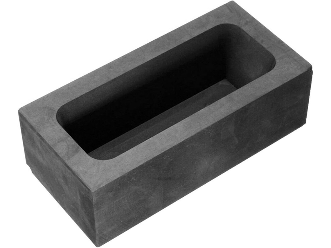 Molde De 1 Pieza Para Lingotes De Grafito, Resistente A Productos Químicos, Crisol Para Fundición.