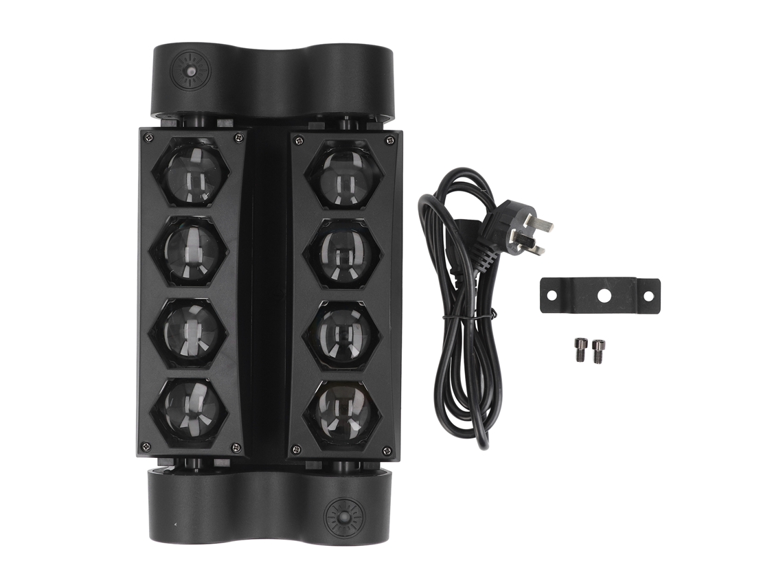 LAXISCREED Lámpara LED tipo araña RGBW para escenario 8x3W