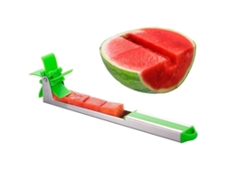 Cortador De Sandía Con Forma De Molino, Herramienta De Acero Inoxidable Para Cortar Fruta Rápidamente.