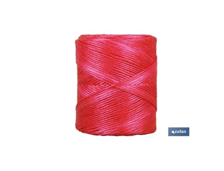 Bobina hilo rafia/ 600 750 grs rojo